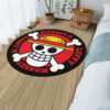 Character Symbol Monkey D Luffy Round Rug Anime Room Mats