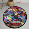 Fullmetal Alchemist Edward Elric Round Rug Anime Room Mats