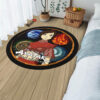 Avatar The Last Airbender Ty Lee Round Rug Anime Room Mats