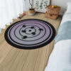 Sasuke Rinnegan Round Rug Anime Room Mats