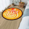 Avatar The Last Airbender Fire Nation Round Rug Anime Room Mats