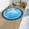 Avatar The Last Airbender Water Nation Round Rug Anime Room Mats