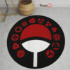 Uchiha Clan Round Rug Anime Room Mats