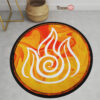 Avatar The Last Airbender Fire Nation Round Rug Anime Room Mats