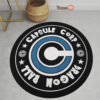 Symbols Capsule Corp logo Round Rug Anime Room Mats