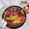 Pokemon Incineroar Round Rug Anime Room Mats