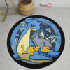 Pokemon Lapras Round Rug Anime Room Mats