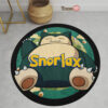 Pokemon Snorlax Round Rug Anime Room Mats