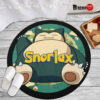 Pokemon Snorlax Round Rug Anime Room Mats