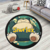 Pokemon Snorlax Round Rug Anime Room Mats