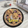 Pokemon Eevee Round Rug Anime Room Mats