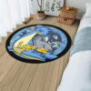 Pokemon Lapras Round Rug Anime Room Mats