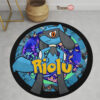 Pokemon Riolu Round Rug Anime Room Mats