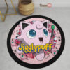 Pokemon Jigglypuff Round Rug Anime Room Mats