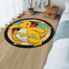 Pokemon Dragonite Round Rug Anime Room Mats