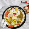 Pokemon Meowth Round Rug Anime Room Mats