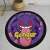 Pokemon Gengar Round Rug Anime Room Mats