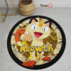 Pokemon Meowth Round Rug Anime Room Mats