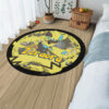 Pokemon Zeraora Round Rug Anime Room Mats