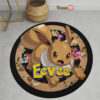 Pokemon Eevee Round Rug Anime Room Mats