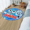 Happy Round Rug Anime Room Mats