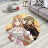 Sword Art Online Asuna Yuuki Asuna Round Rug Custom Circle Carpet