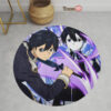 Sword Art Online Kazuto Kirigaya Kirito Round Rug Custom Circle Carpet