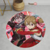 Sword Art Online Keiko Ayano Silica Round Rug Custom Circle Carpet