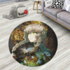 Suzuha Amane Round Rug Custom Circle Carpet