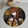 Kurisu Makise Round Rug Custom Circle Carpet