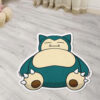 Pokemon Snorlax Shaped Rug Custom Anime Mats Room Decor Quality Carpets