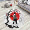 Cherry Blossom Rock Lee Round Rug Custom Circle Carpet