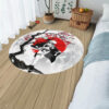 Cherry Blossom Uzumaki Sage Round Rug Custom Circle Carpet