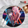 Darling In The Franxx Zero Two and Hiro Round Rug Custom Circle Carpet