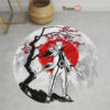 Cherry Blossom Uzumaki Bijuu Mode Round Rug Custom Circle Carpet