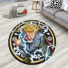 Dragon Ball Trunks Super Saiyan Round Rug Custom Circle Carpet