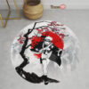 Cherry Blossom Uzumaki Sage Round Rug Custom Circle Carpet