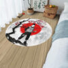 Cherry Blossom Shikamaru Nara Round Rug Custom Circle Carpet