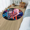 Darling In The Franxx Zero Two and Hiro Round Rug Custom Circle Carpet