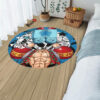 One Piece Manga Franky Round Rug Custom Circle Carpet