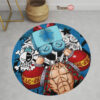 One Piece Manga Franky Round Rug Custom Circle Carpet