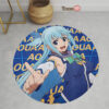 KonoSuba Aqua Round Rug Custom Circle Carpet