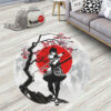 Cherry Blossom Sasuke Round Rug Custom Circle Carpet