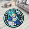 Dragon Ball Vegeta Blue Round Rug Custom Circle Carpet