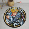 Dragon Ball Trunks Super Saiyan Round Rug Custom Circle Carpet