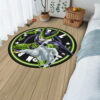 Dragon Ball Cell Round Rug Custom Circle Carpet