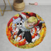 One Piece Manga Vinsmoke Sanji Round Rug Custom Circle Carpet