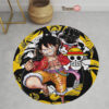 One Piece Manga Monkey D Luffy Round Rug Custom Circle Carpet