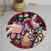 One Piece Manga Boa Hancock Round Rug Custom Circle Carpet