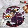 One Piece Manga Monkey D Luffy Gear 4 Round Rug Custom Circle Carpet